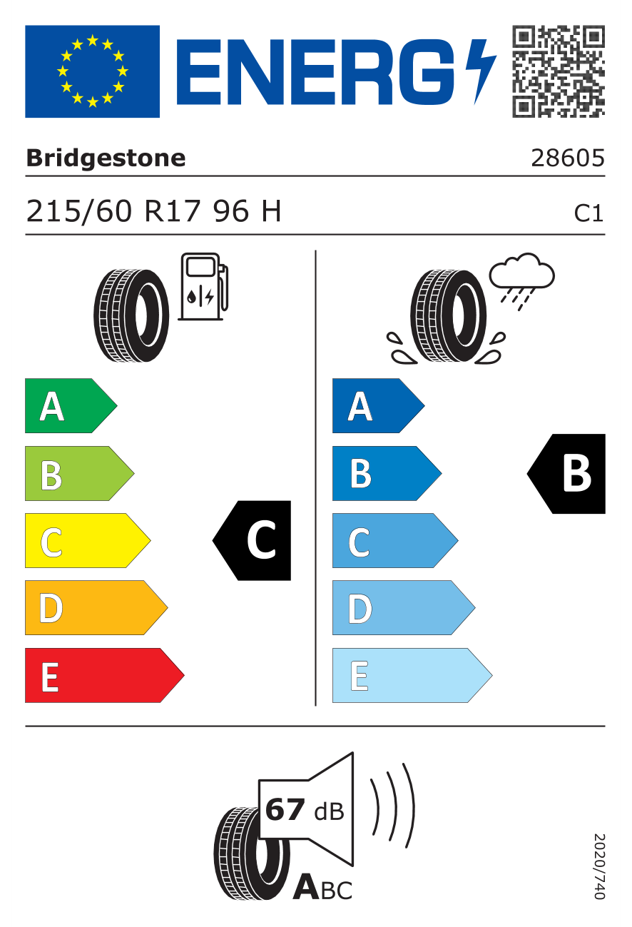 Image of tyre specifications with eprel code 1170514