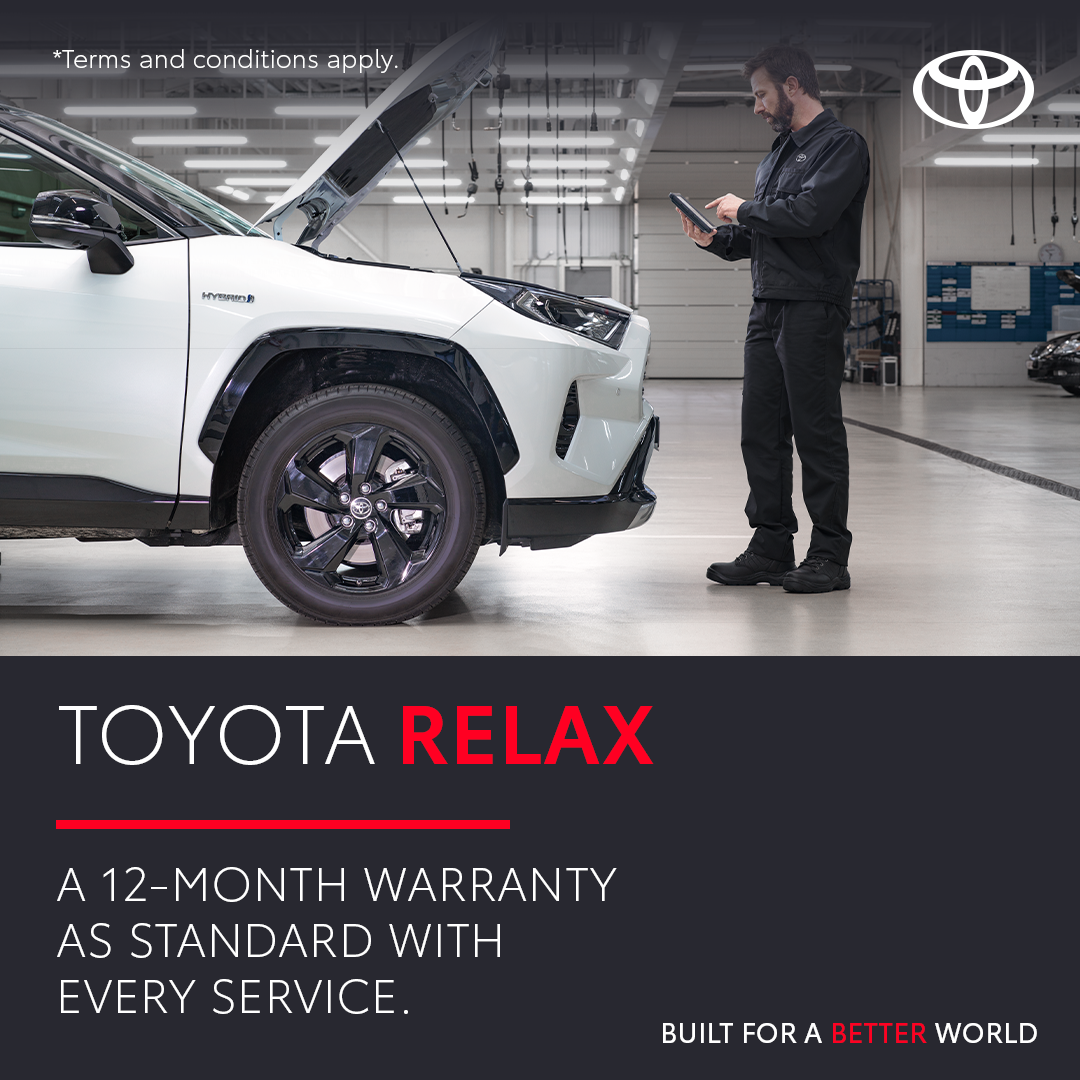 Toyota Relax | Keep Your Car Under Warranty For Up To 10 Years